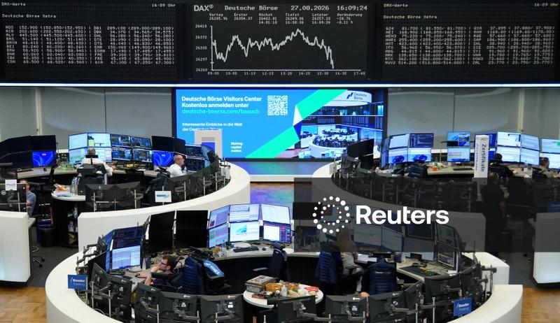 Índice europeu STOXX 600 atinge mínima em um mês sob pressão de inflação e alta nos rendimentos