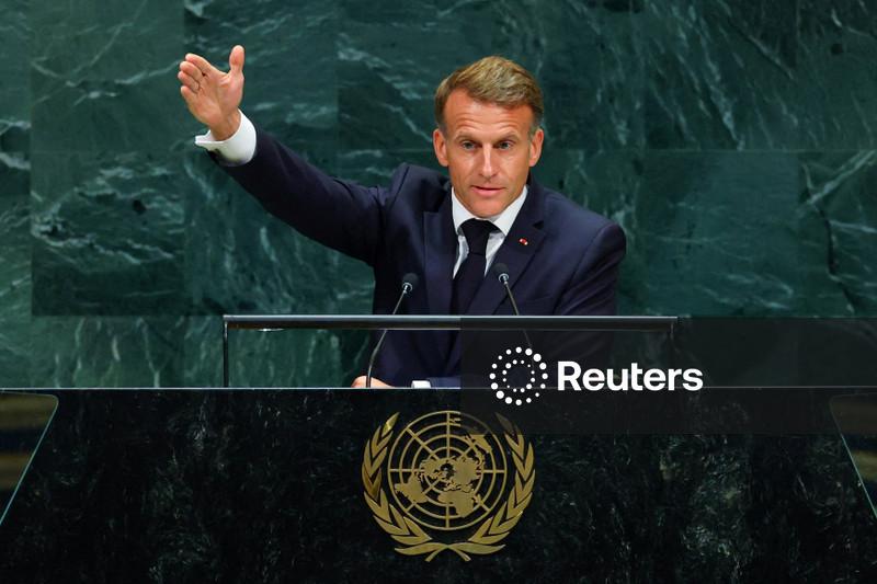Em discurso de despedida na ONU, Macron chama diplomacia de Trump para Gaza de "espetáculo" vergonhoso
