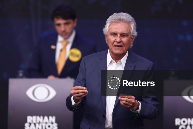 Caiado e Zema anunciam apoio a Flávio na disputa com Lula no 2º turno da eleição