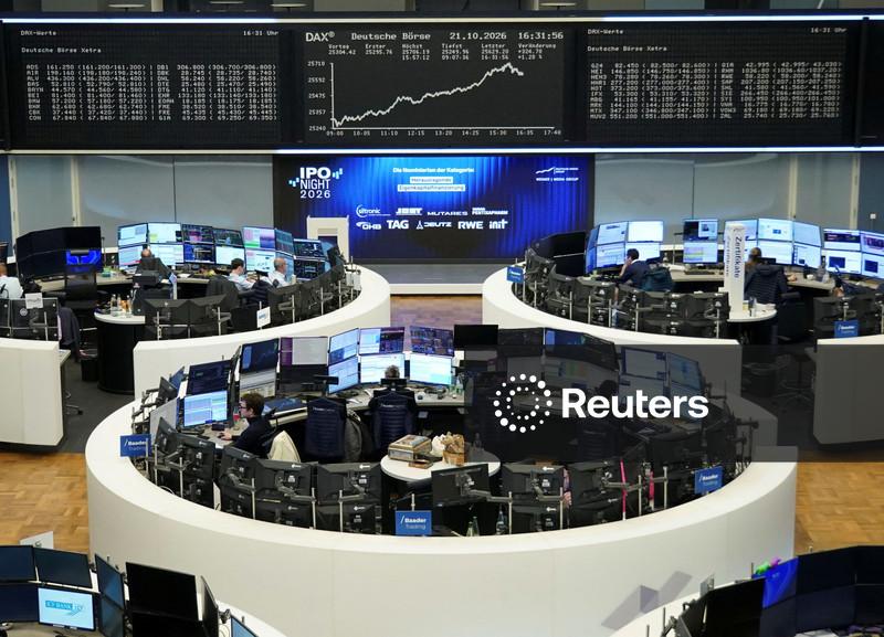 Índice europeu STOXX 600 sofre maior queda em 3 semanas, com bancos em queda e petróleo em alta