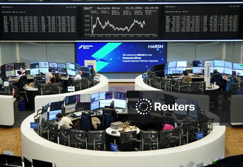 Ações sobem na Europa apoiada por balanços sólidos e estabilidade no setor de tecnologia
