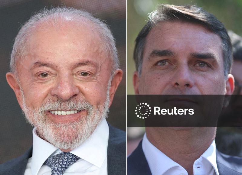 Flávio tem 50,5% dos votos válidos e Lula soma 49,5%, mostra pesquisa BTG/Nexus