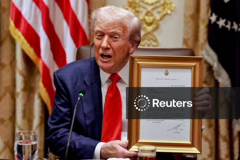 Trump diz que merece Prêmio Nobel da Paz, mas tem dúvidas sobre suas chances