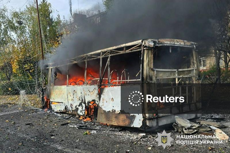 Bomba russa deixa 33 mortos em reduto importante do leste da Ucrânia