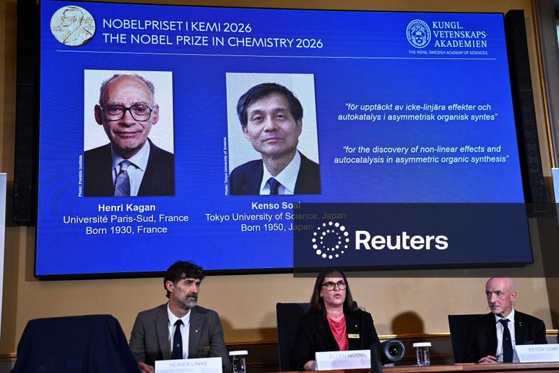 Prêmio Nobel de Química vai para descoberta sobre imagem espelhada de moléculas
