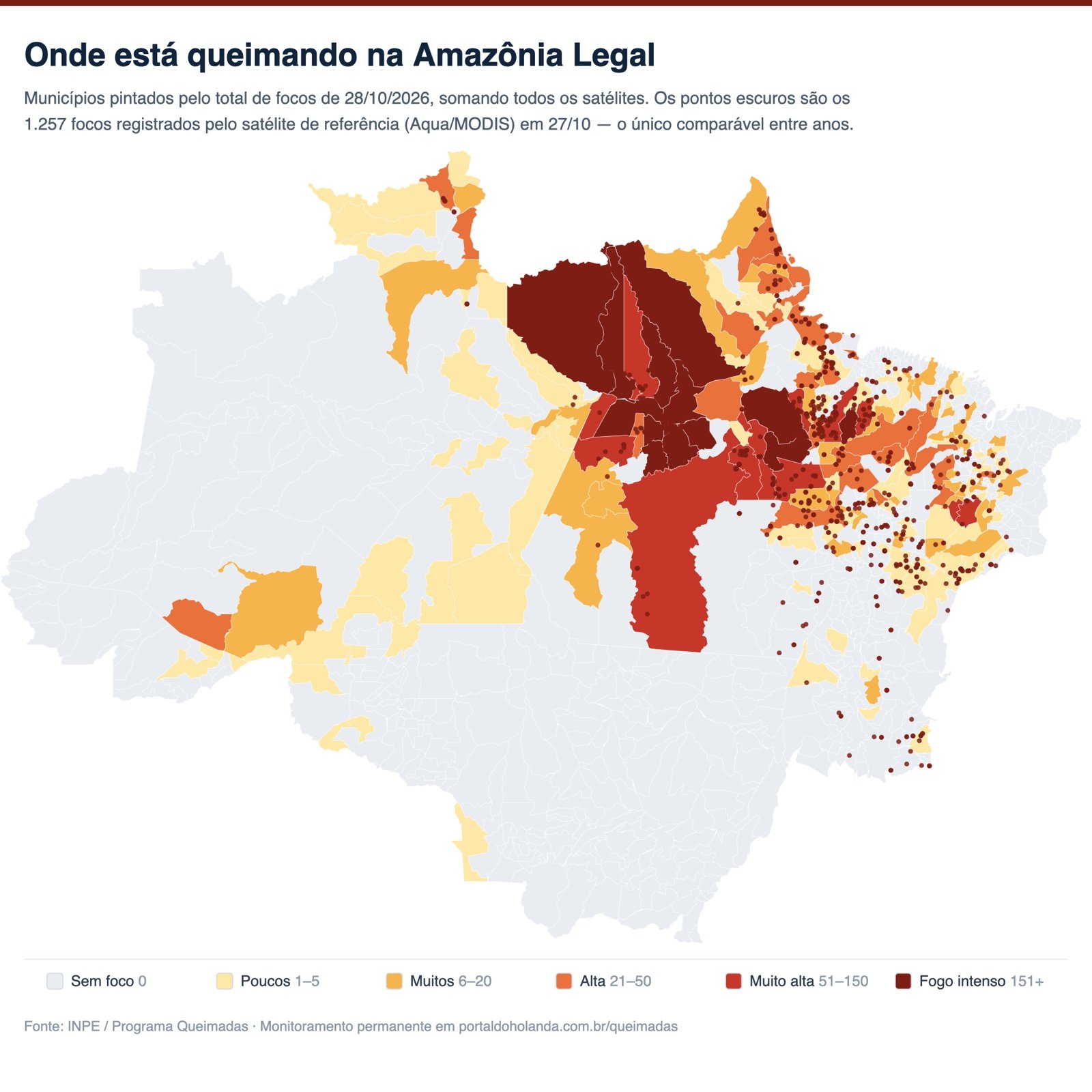 Queimadas no Amazonas mais que dobram em 2026 e semana é a pior em quatro anos